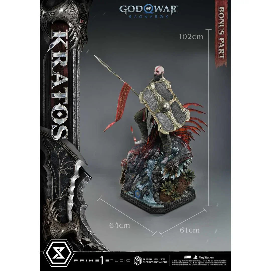 God Of War: Ragnarok Kratos Ultimate Bonus Version Statue By Prime1 Studios