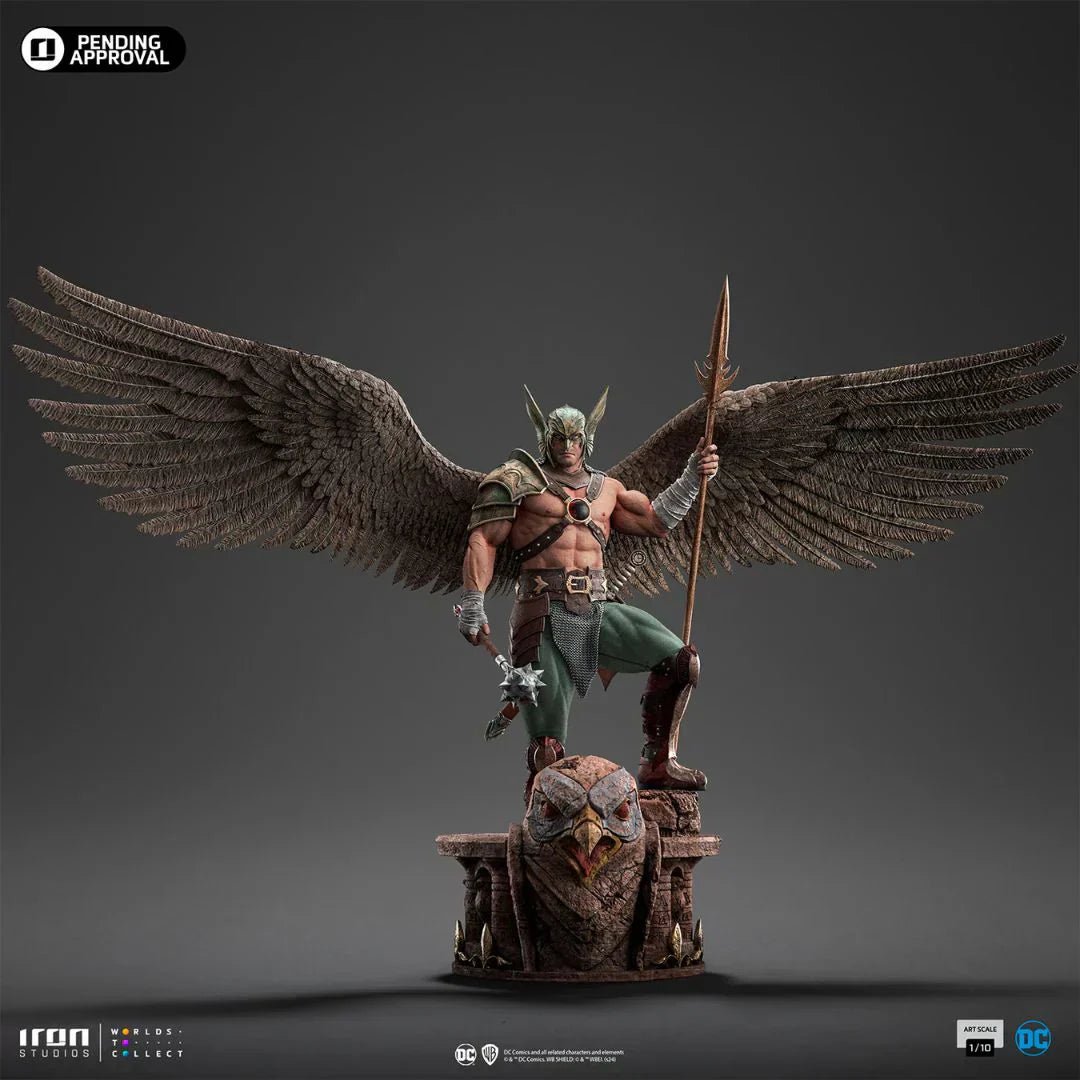 Hawkman 10th Anniversary Statue By Iron Studios