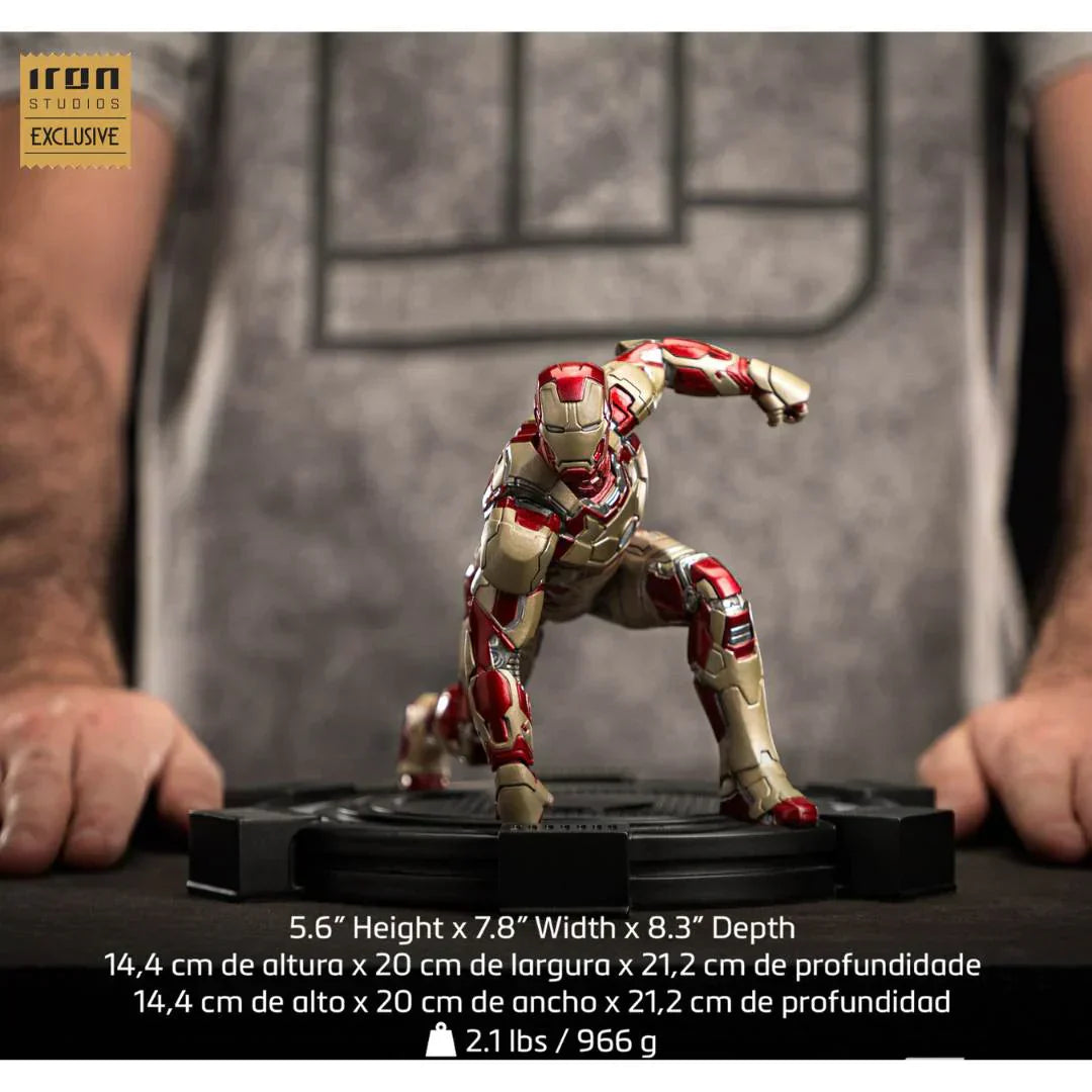 Iron Man Mark 42 1/10th Scale Statue By Iron Studios CCXP '23 Exclusive