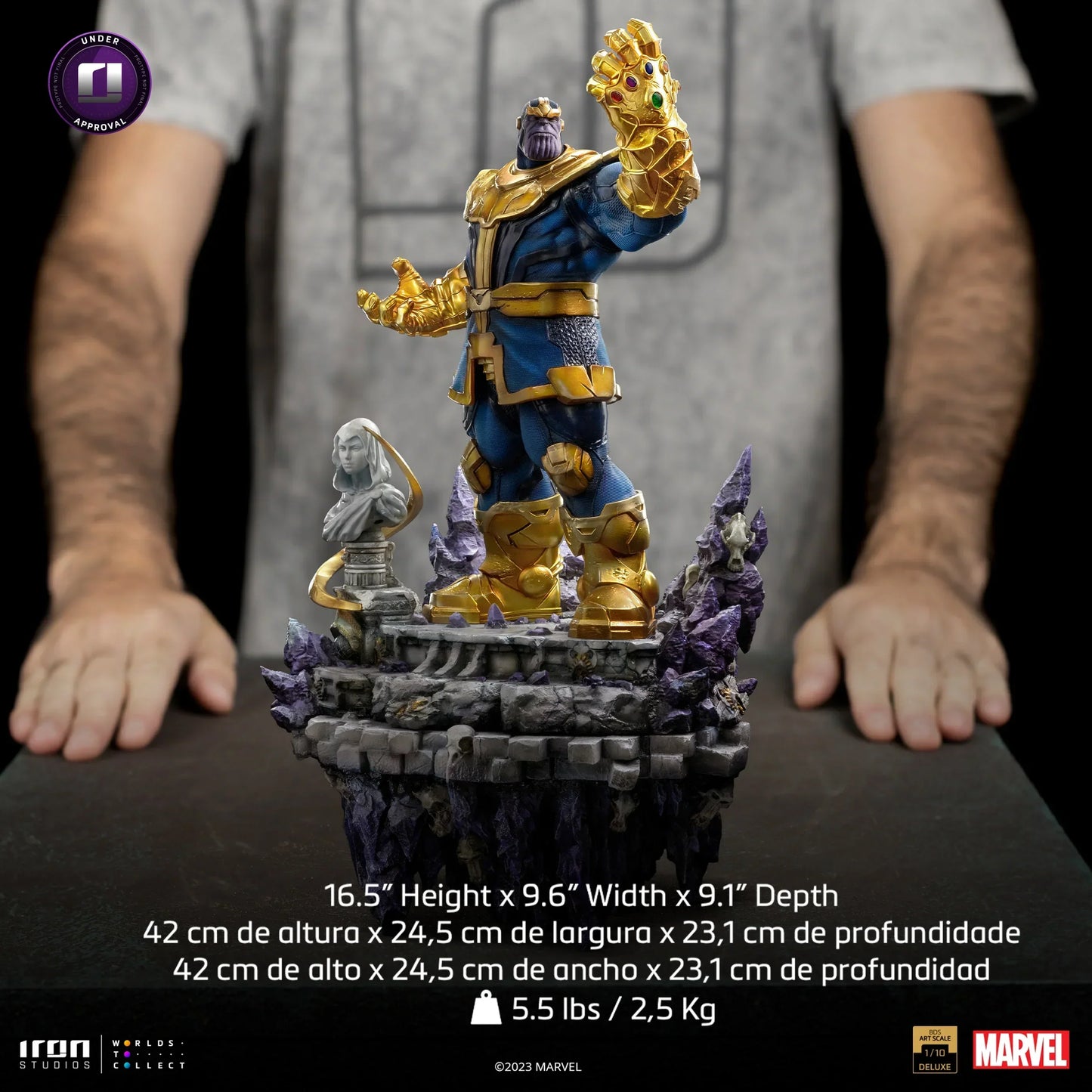 Thanos Infinity Gauntlet Diorama Deluxe by Iron Studios