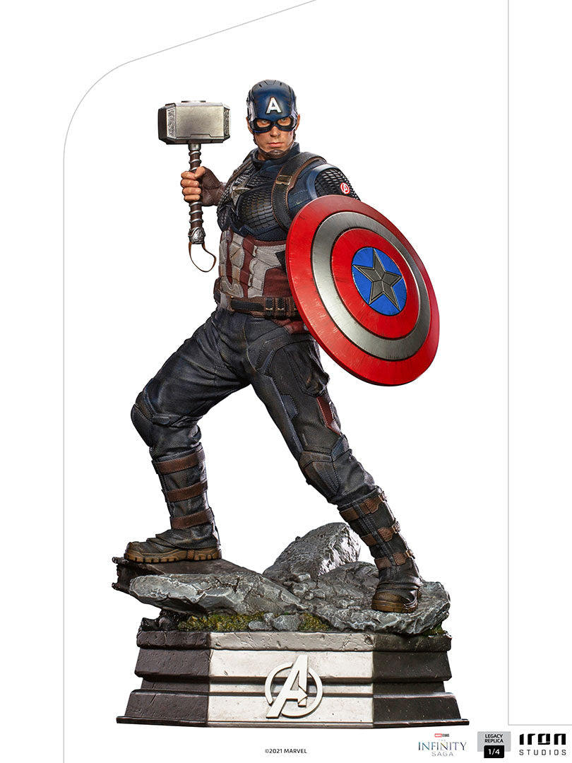 Captain America 1/4 Infinity Saga Legacy Replica by Iron Studios