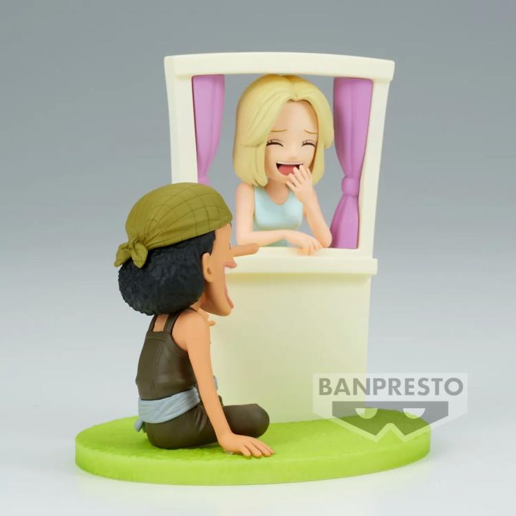 One Piece World Collectible Usopp & Kaya Figure By Banpresto