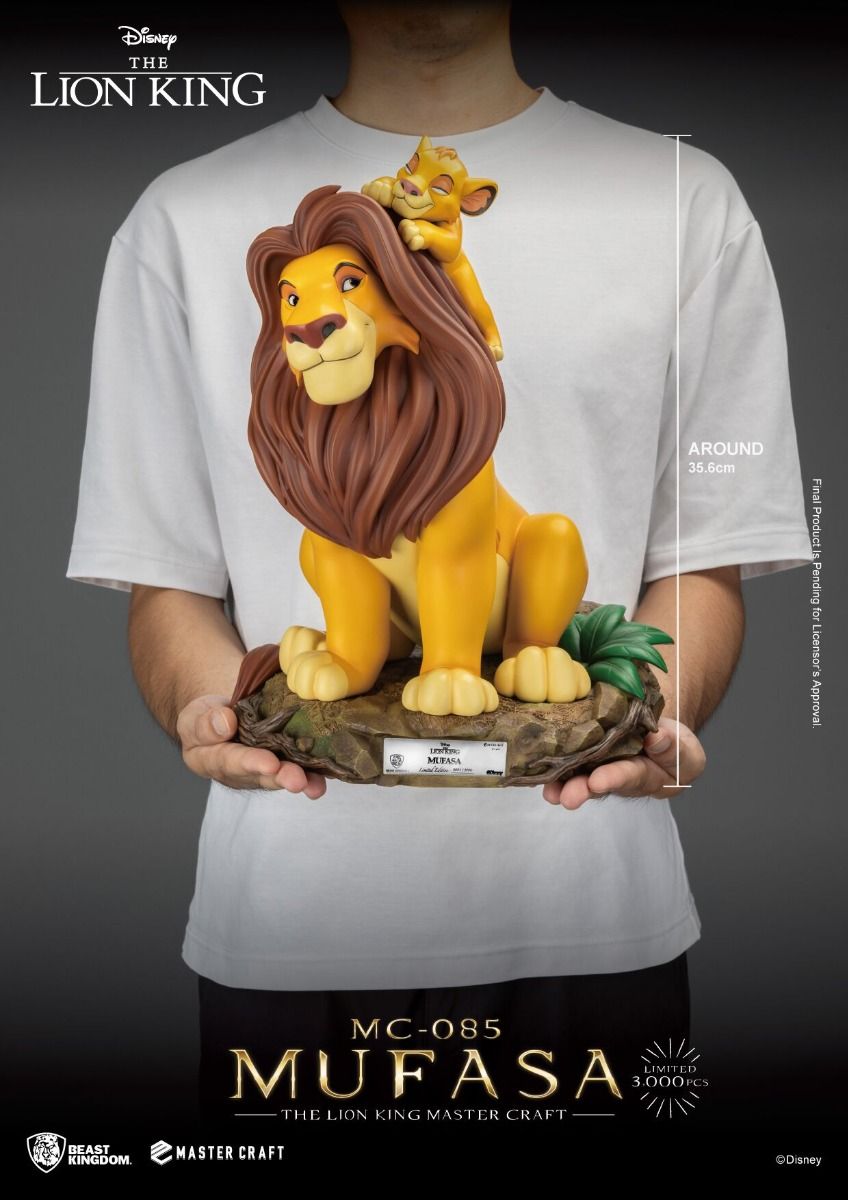 The Lion King Mufasa Master Craft Statue By Beast Kingdom