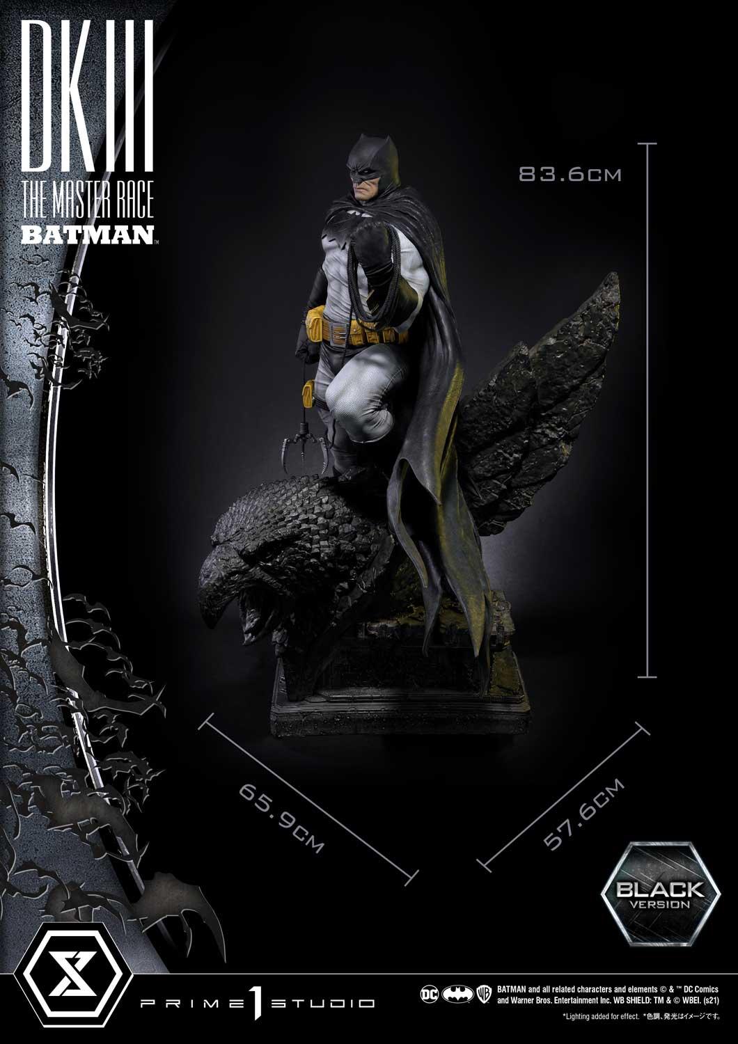 Batman Dark Knight III The Master Race (Black ver.) 1:3 statue by Prime 1 Studio