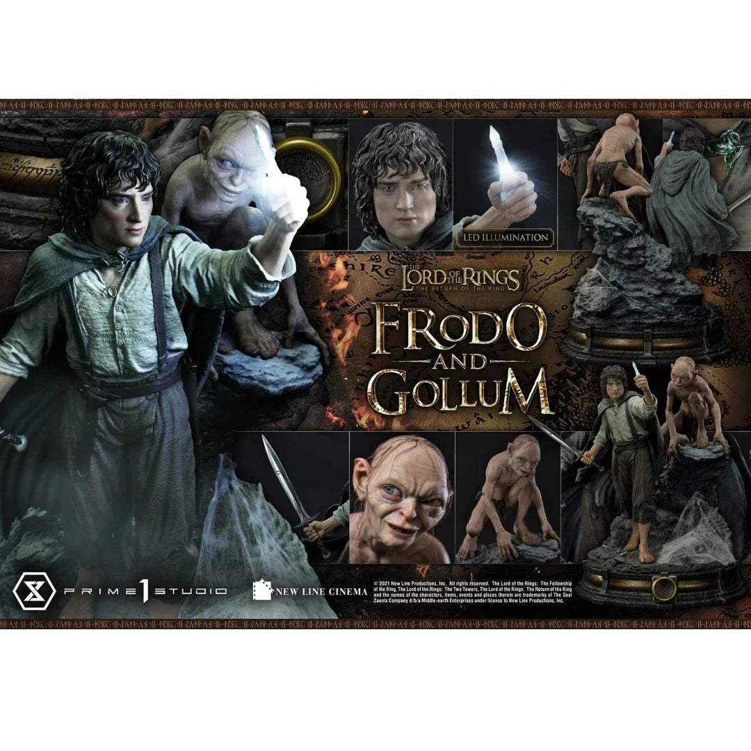 The Lord of the Rings series: Frodo and Gollum Statue By Prime 1 Studio