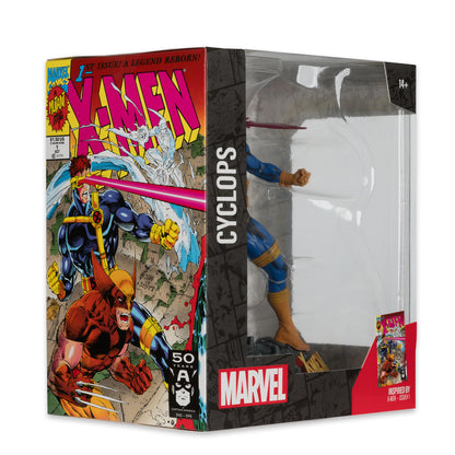 Cyclops (X-Men #1) Collectible Figure w/Scene by McFarlane