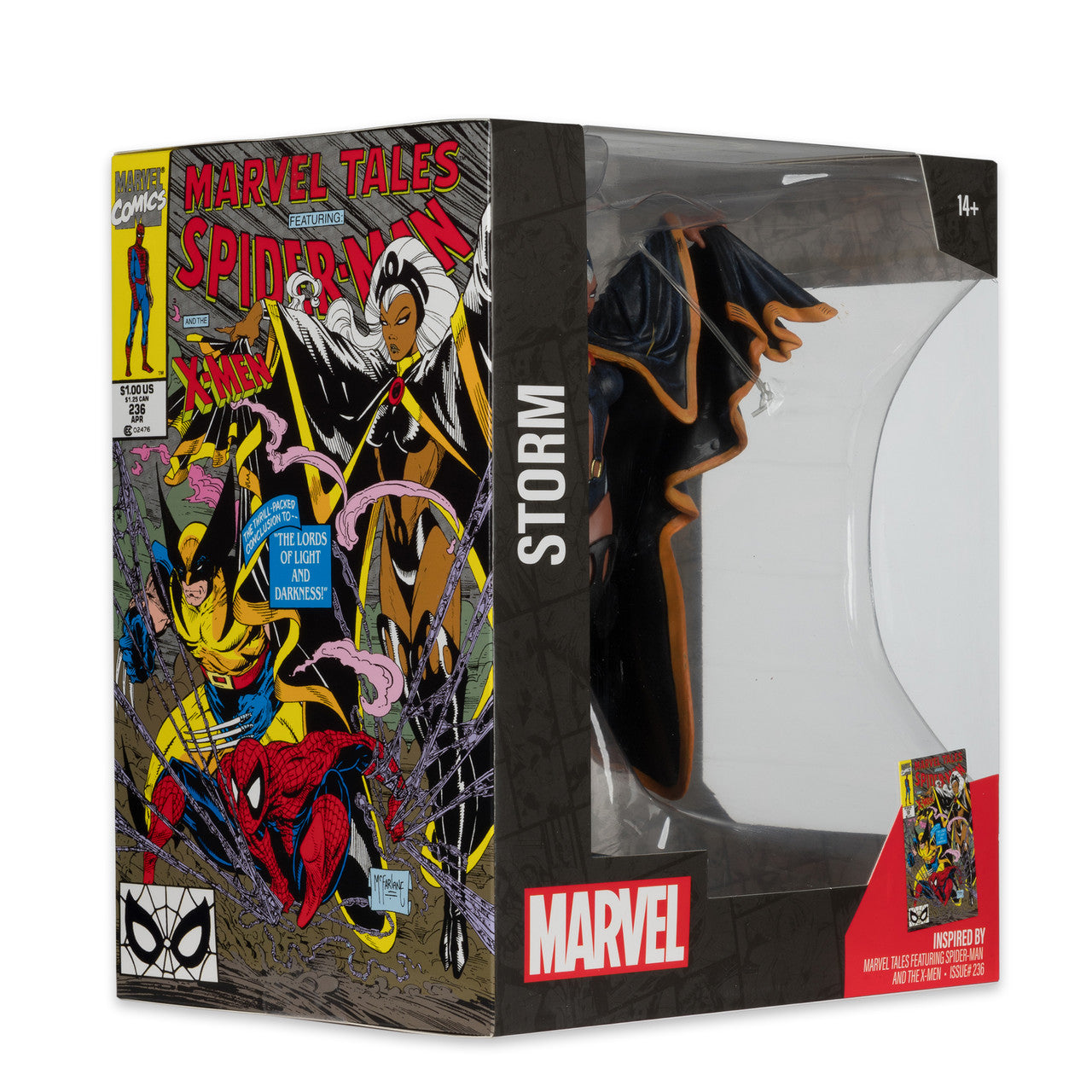 Storm (Marvel Tales Ft. Spider-Man and The X-Men) Collectible Figure w/Scene by McFarlane