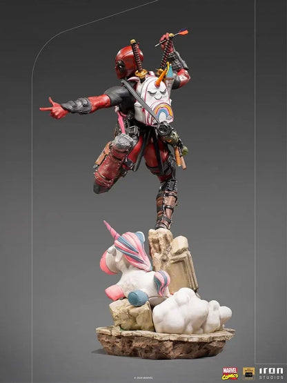 Deadpool Deluxe X-Men Bds Art Scale 1/10 Statue By Iron Studios