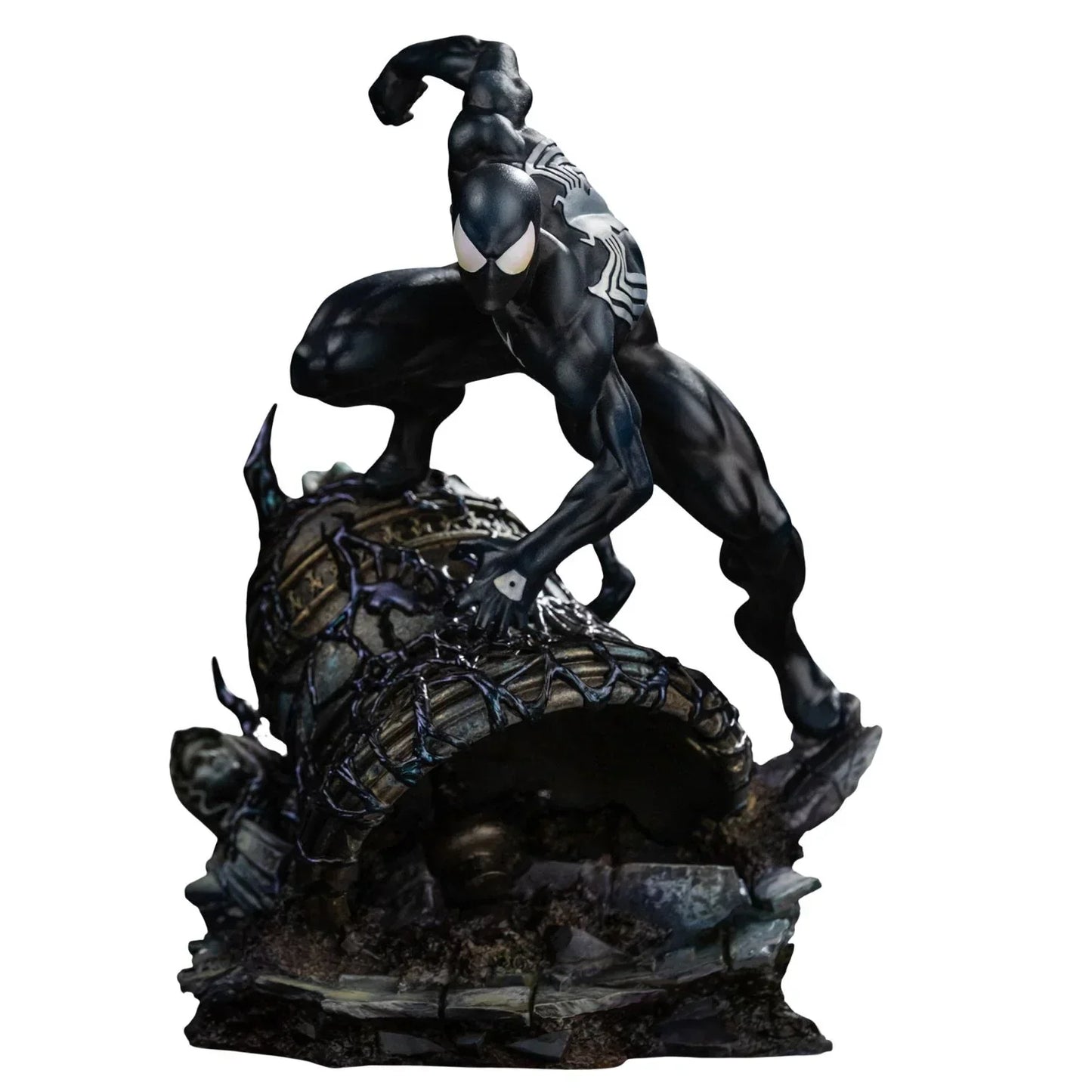 Spider-Man Black Bds Art Statue By Iron Studios