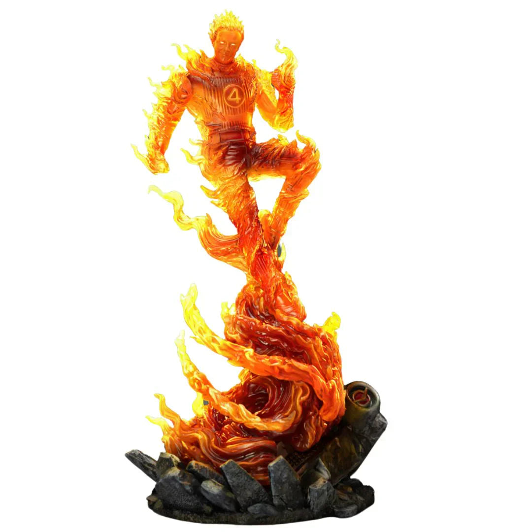 Human Torch Art Scale Statue By Iron Studios