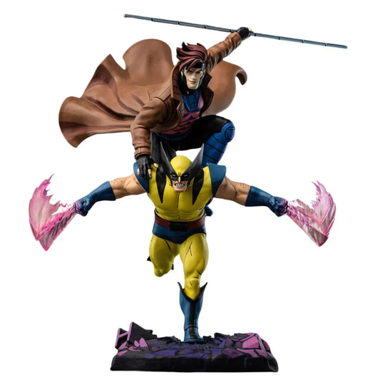 Gambit & Wolverine Deluxe Statue By Iron Studios