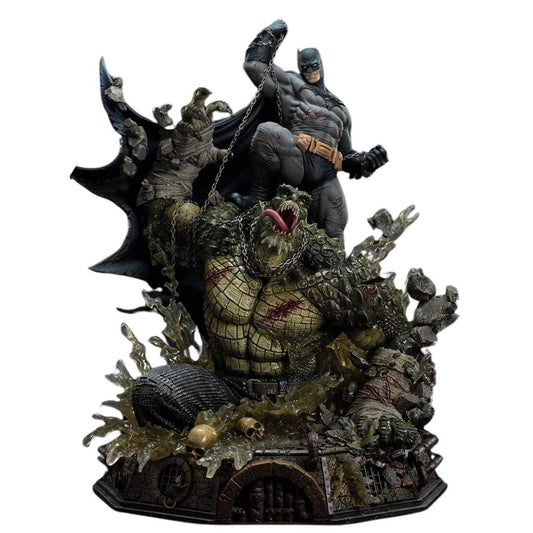 Dc Comics Batman vs. Killer Croc (Deluxe Version) Statue By Prime 1 Studio