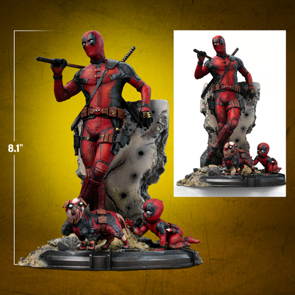Deadpool - Deadpool & Wolverine Statue By Iron Studios