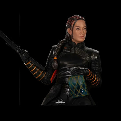 The Mandalorian - Boba Fett and Fennec Shand on Throne Deluxe Art Scale 1/10 Statue