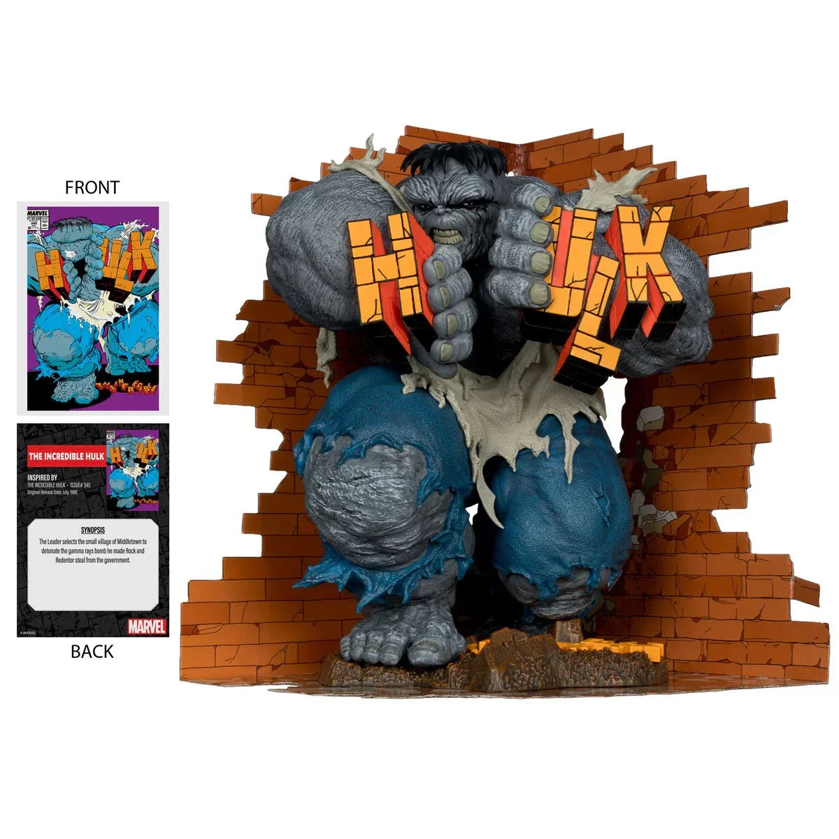 The Incredible Hulk #345 1:6 Scale Posed Figure with Scene