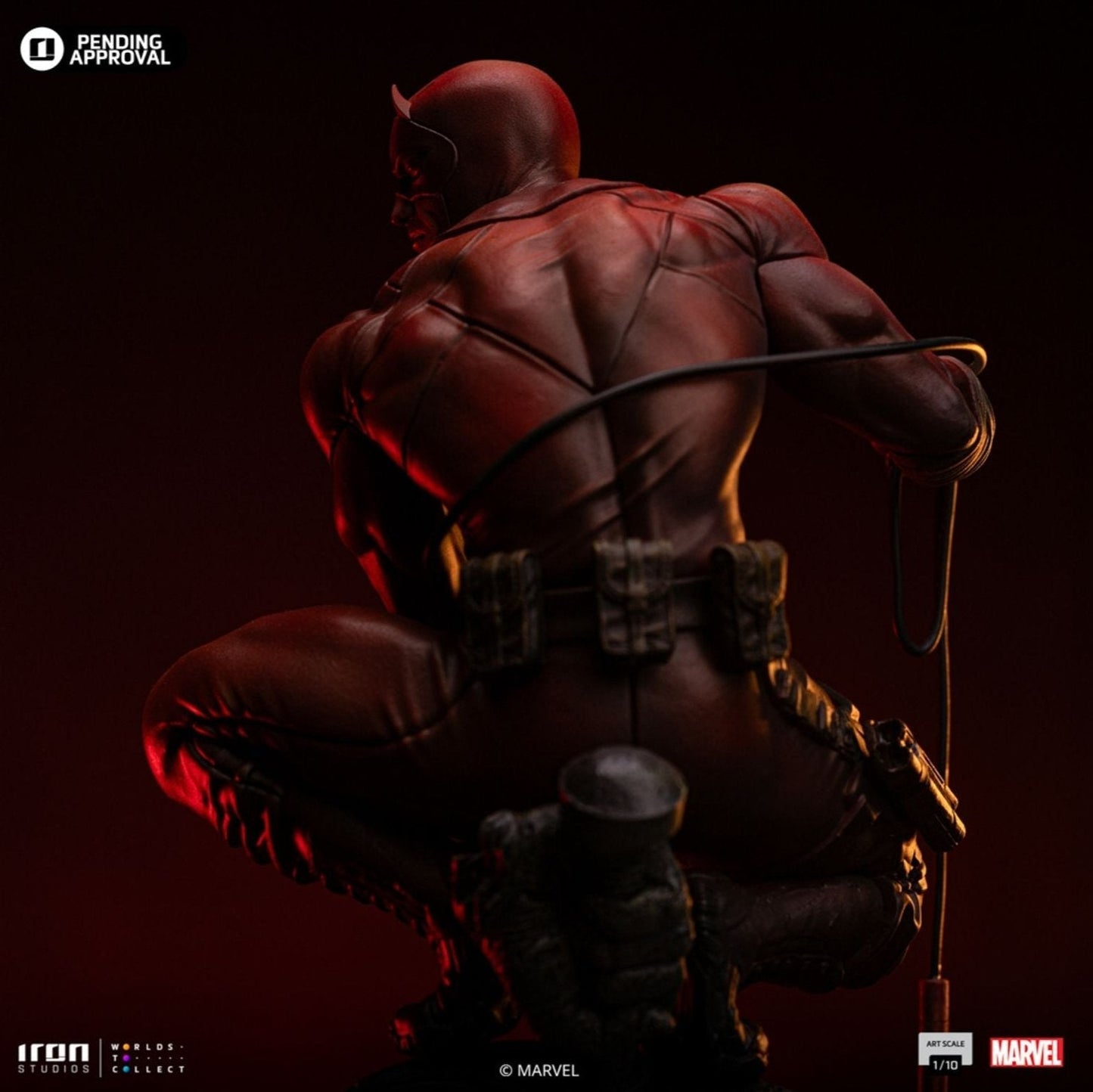 Daredevil Unleashed 1/10 Statue By Iron Studios