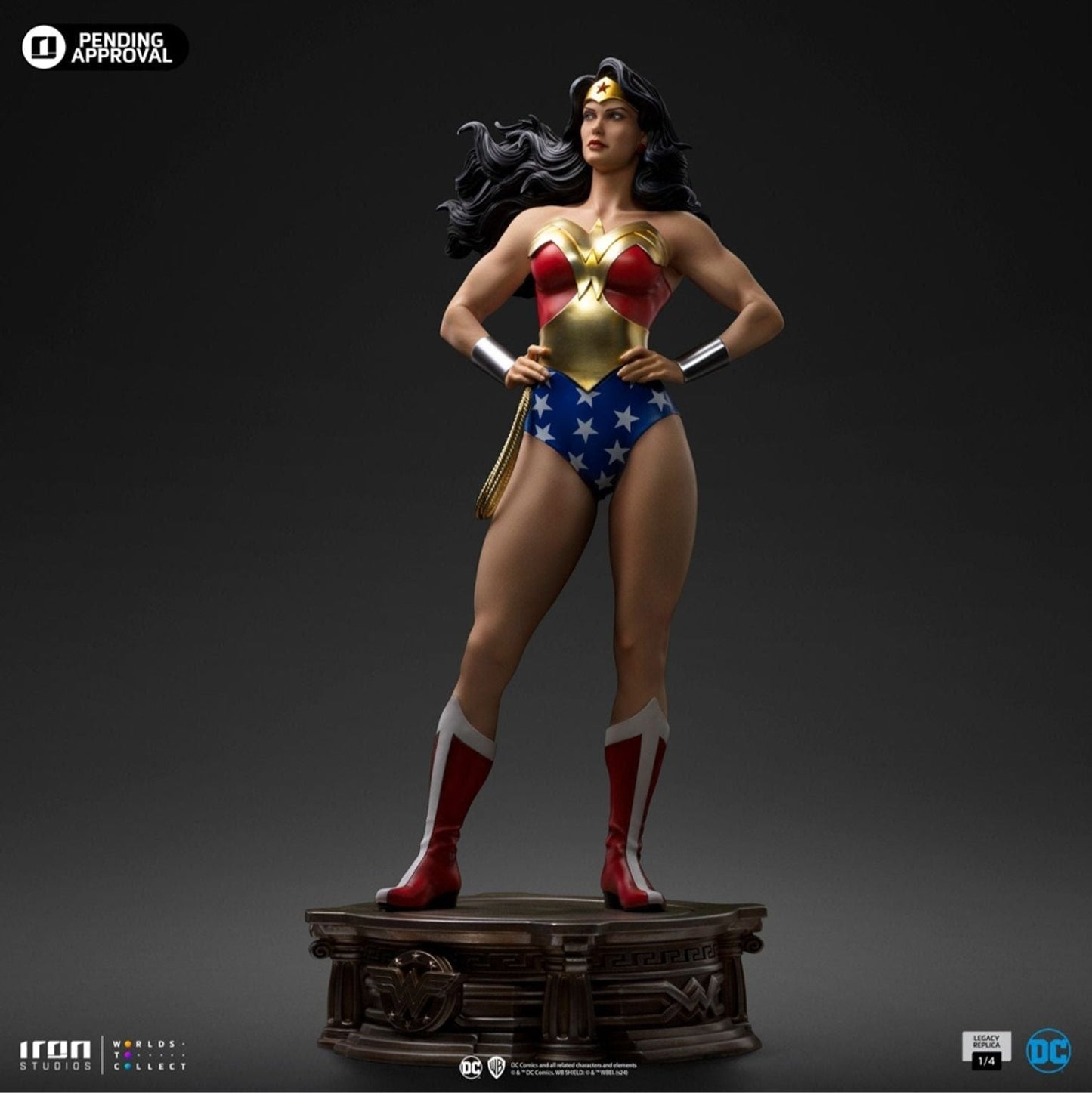 Wonder Woman DC Trinity Legacy Replica 1/4 Statue By Iron Studios