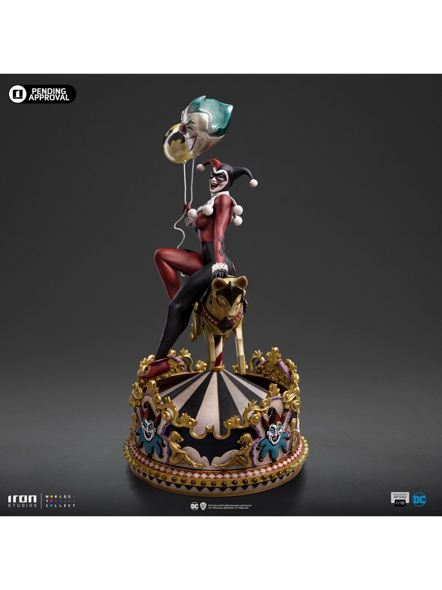Harley Quinn Unleashed Art Scale 1/10 statue by Iron Studios