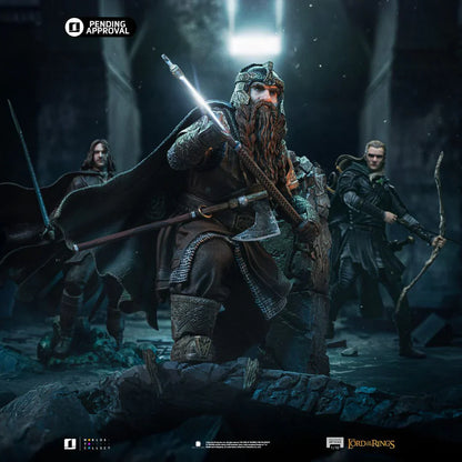 The Lord Of The Rings Gimli Unleashed Art Statue By Iron Studios