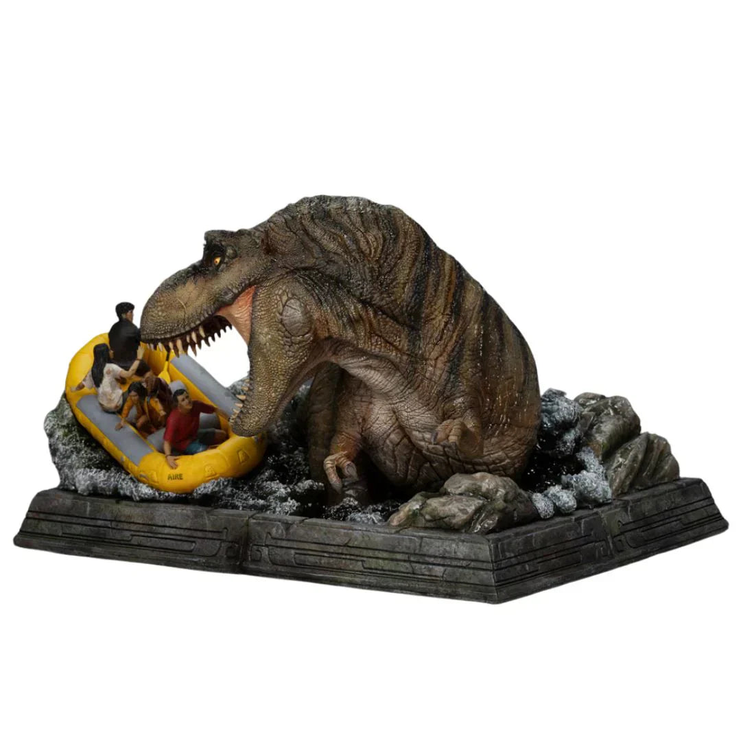 T-Rex River Attack Demi Art Scale Statue By Iron Studios
