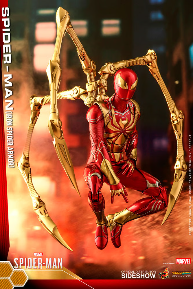 Spider-Man (Iron Spider Armor) Sixth Scale Figure by Hot Toys