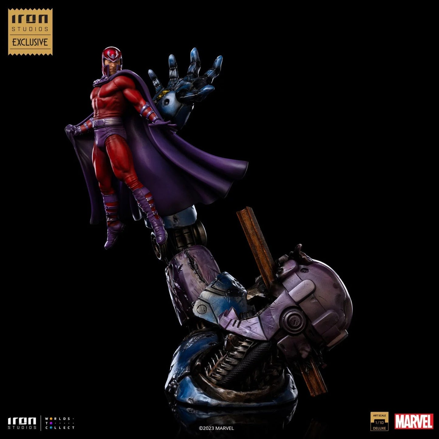 Magneto vs Sentinel CCXP Exclusive 1/10 Scale Diorama By Iron Studios