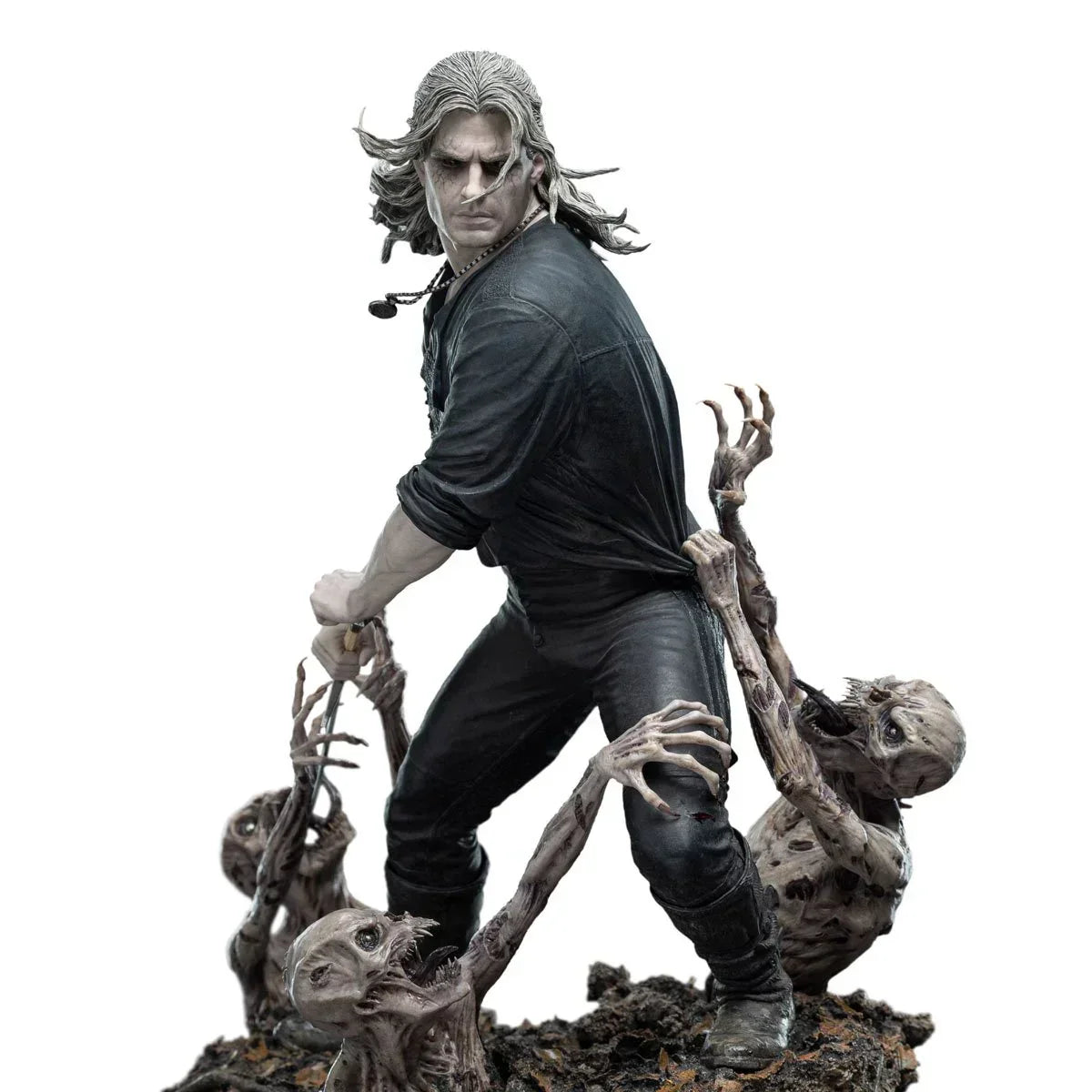The Witcher Geralt The White Wolf Statue by Weta