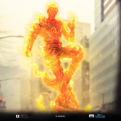 Human Torch Art Scale Statue By Iron Studios