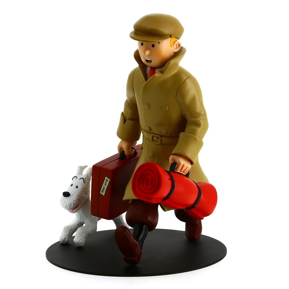 Tintin Resin Collectible Statue - They Are Arriving