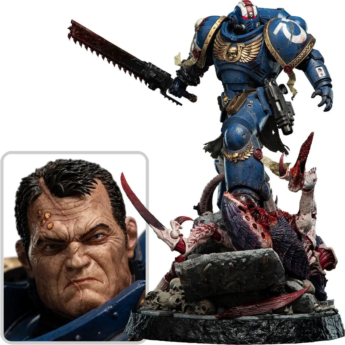 Warhammer 40k Lieutenant Titus Limited Edition Statue by Weta