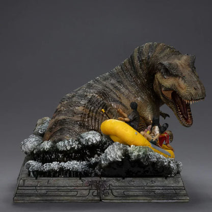 T-Rex River Attack Demi Art Scale Statue By Iron Studios