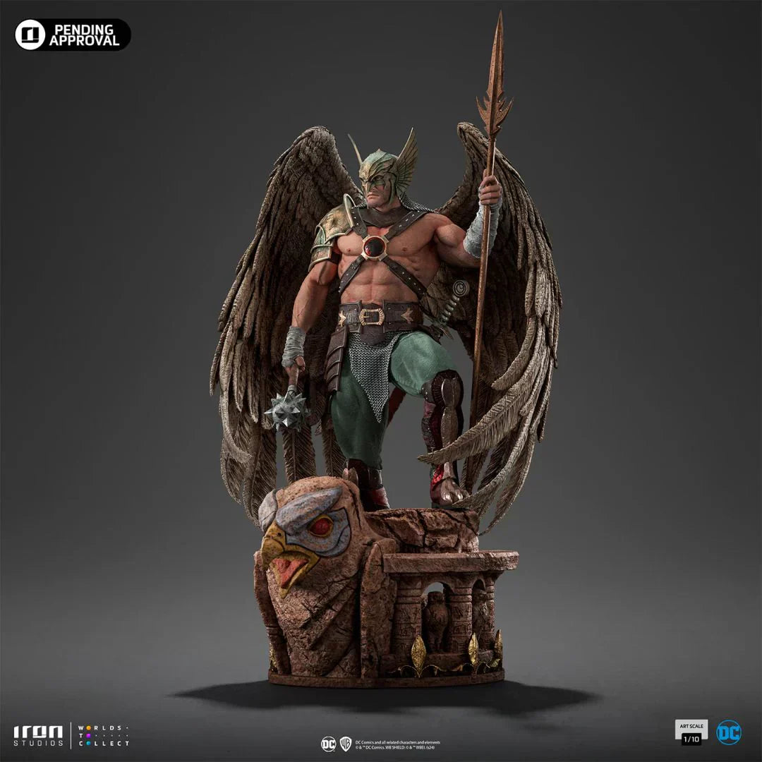 Hawkman 10th Anniversary Statue By Iron Studios