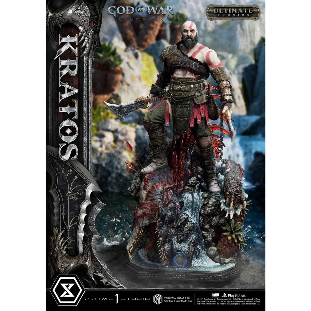 God Of War: Ragnarok Kratos Ultimate Bonus Version Statue By Prime1 Studios