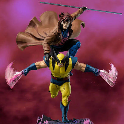 Gambit & Wolverine Deluxe Statue By Iron Studios