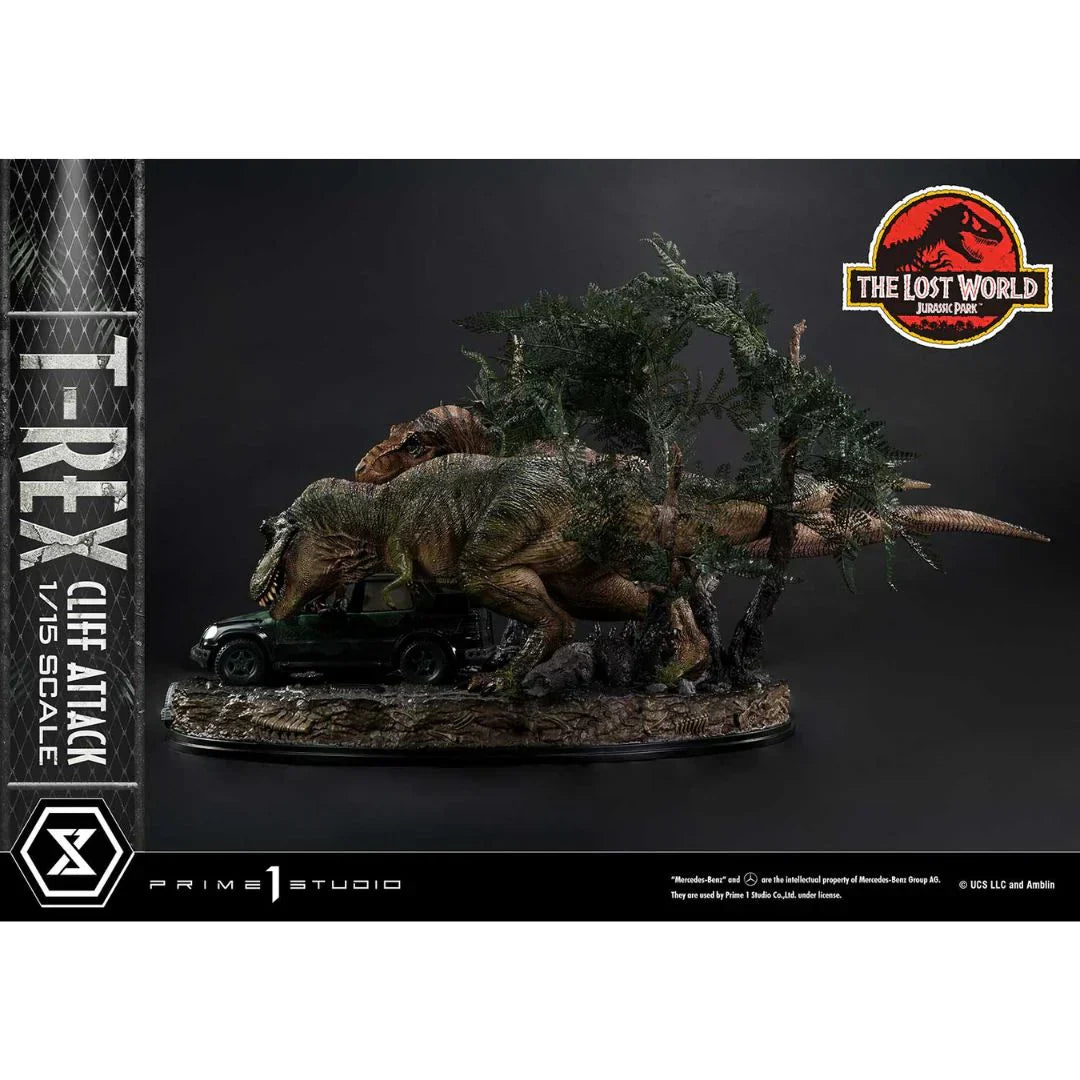 The Lost World: Jurassic Park (Film) T-Rex Cliff Attack By Prime1 Studio