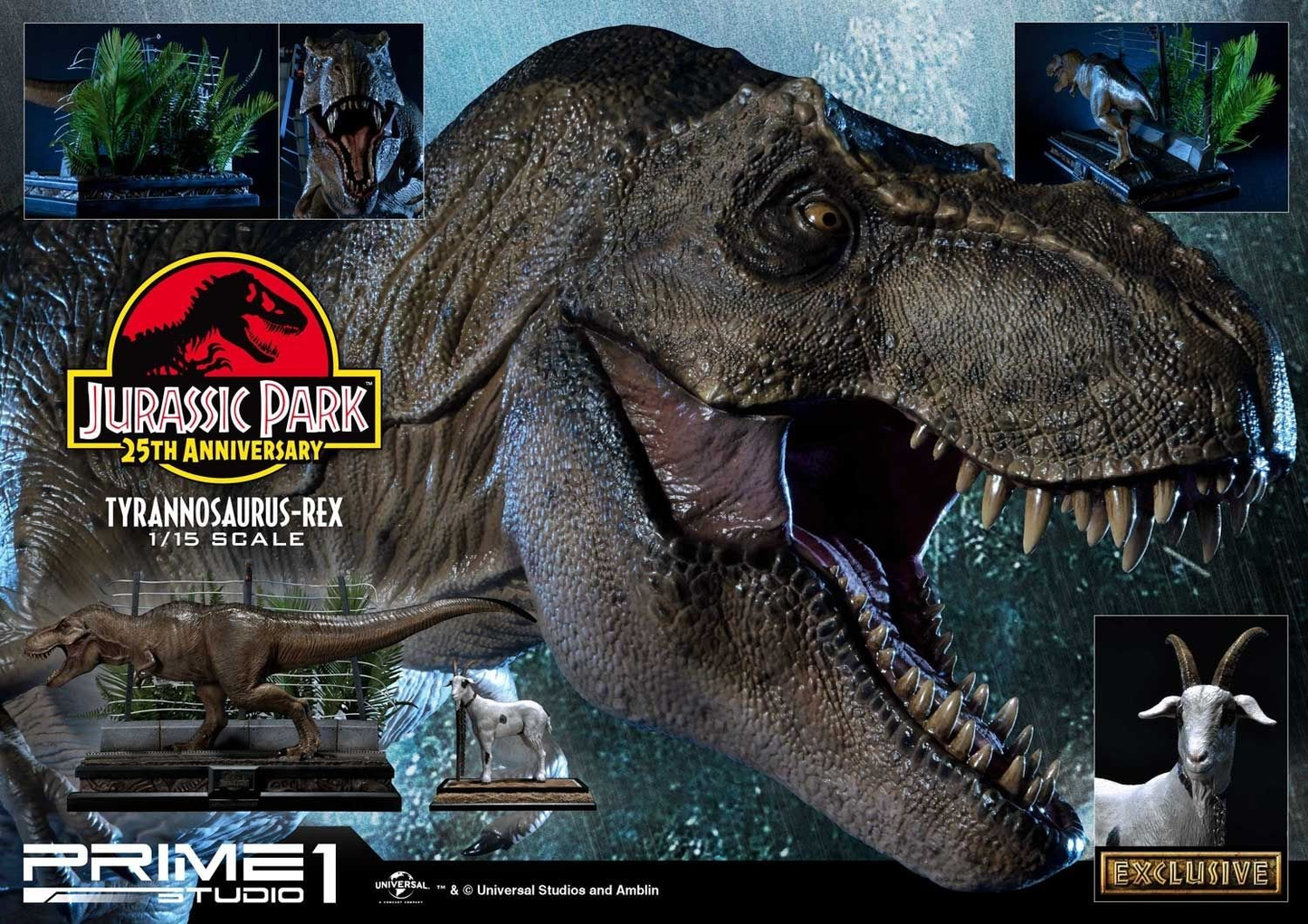 Jurassic Park Tyrannosaurus-Rex Version By Prime 1 Studio