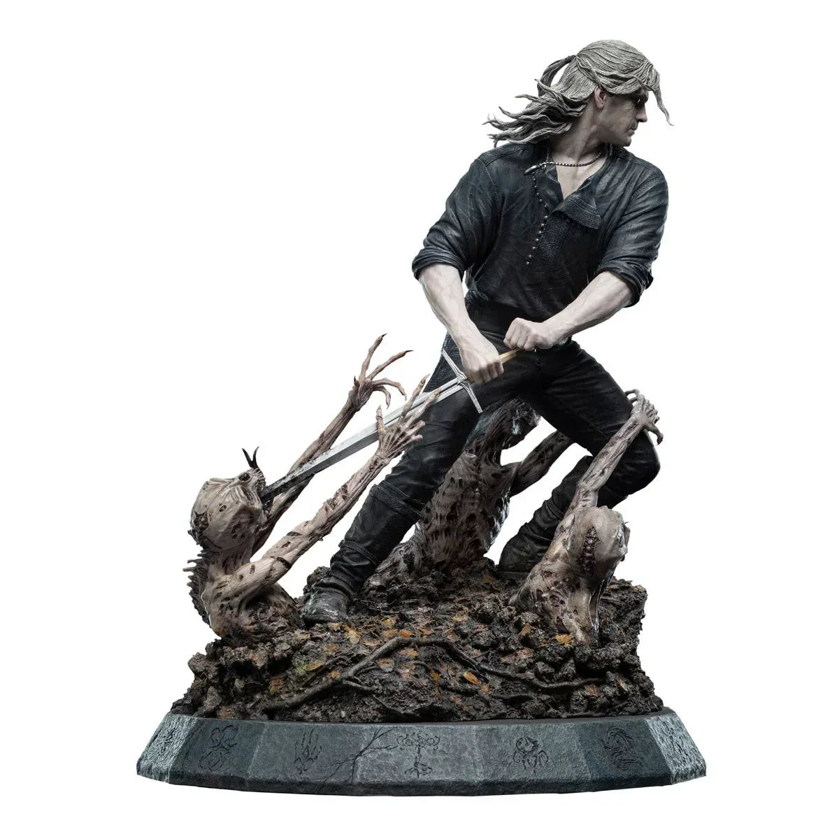 The Witcher Geralt The White Wolf Statue by Weta