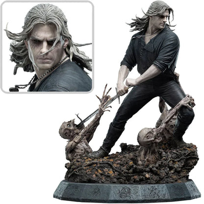 The Witcher Geralt The White Wolf Statue by Weta