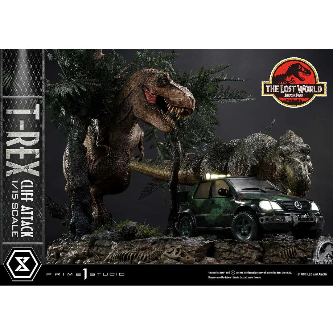 The Lost World: Jurassic Park (Film) T-Rex Cliff Attack By Prime1 Studio