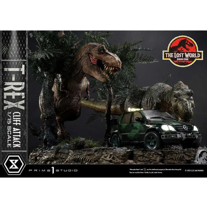 The Lost World: Jurassic Park (Film) T-Rex Cliff Attack By Prime1 Studio