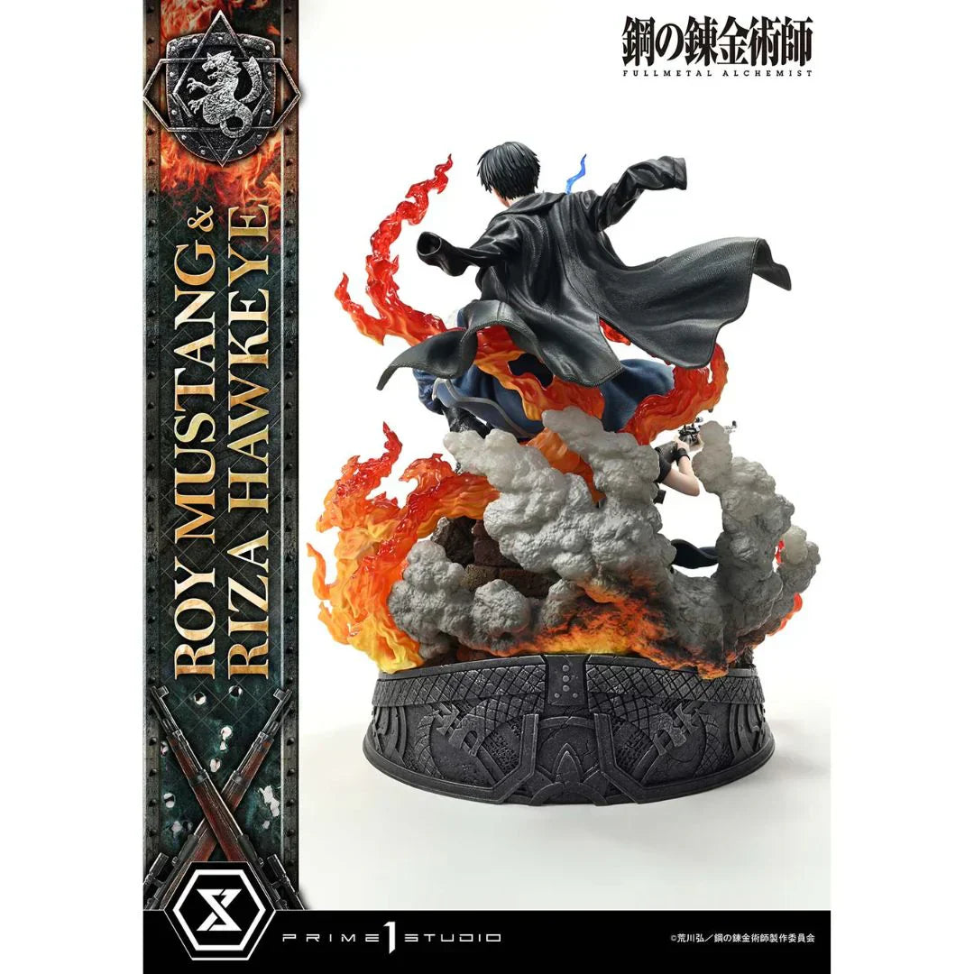 Fullmetal Alchemist Roy Mustang & Riza Hawkeye Dx Regular Version statue By Prime1 Studio