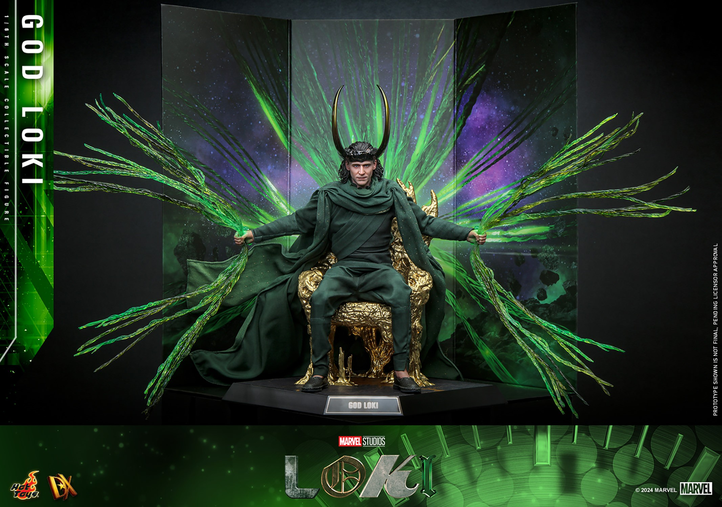 GOD LOKI Sixth Scale Figure by Hot Toys