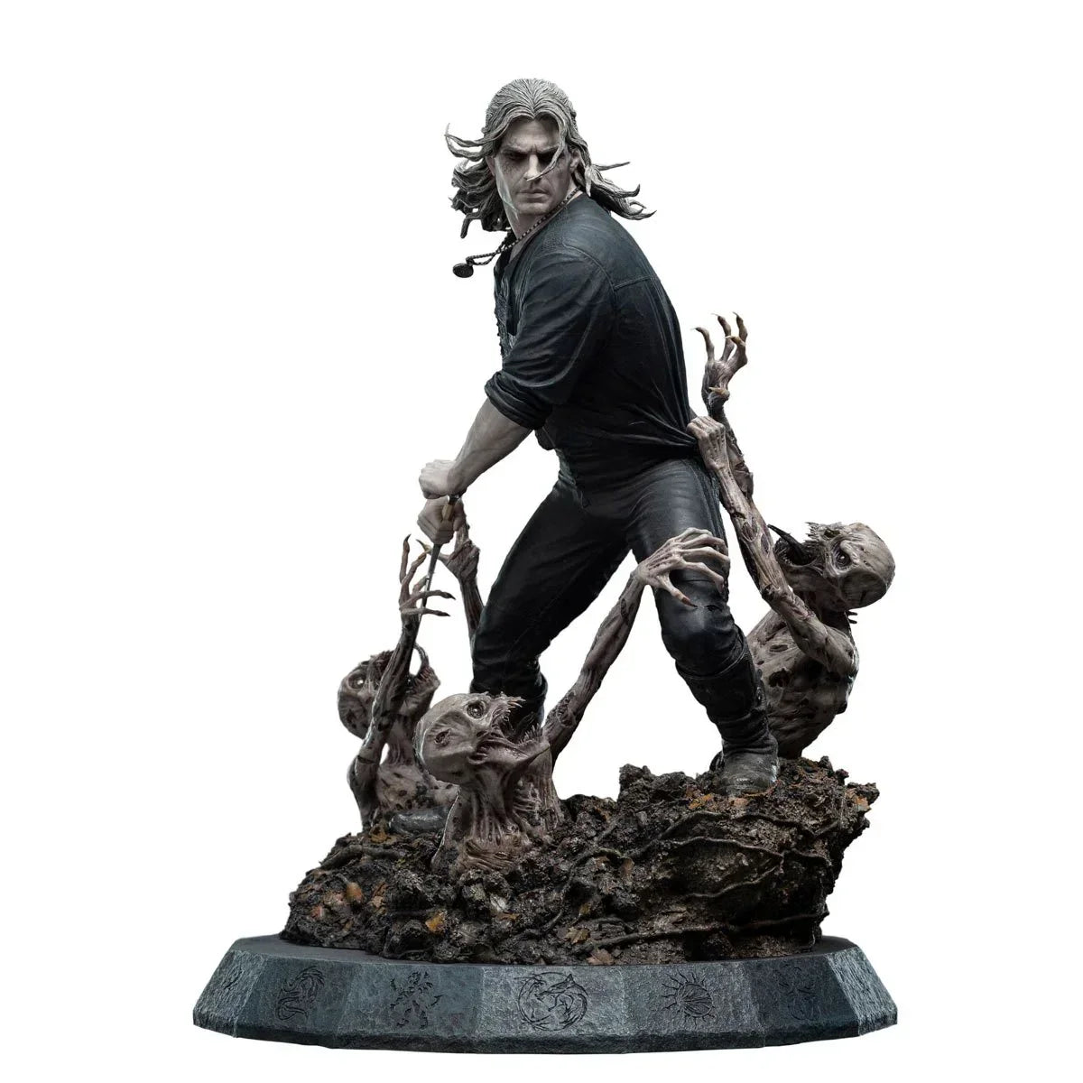 The Witcher Geralt The White Wolf Statue by Weta