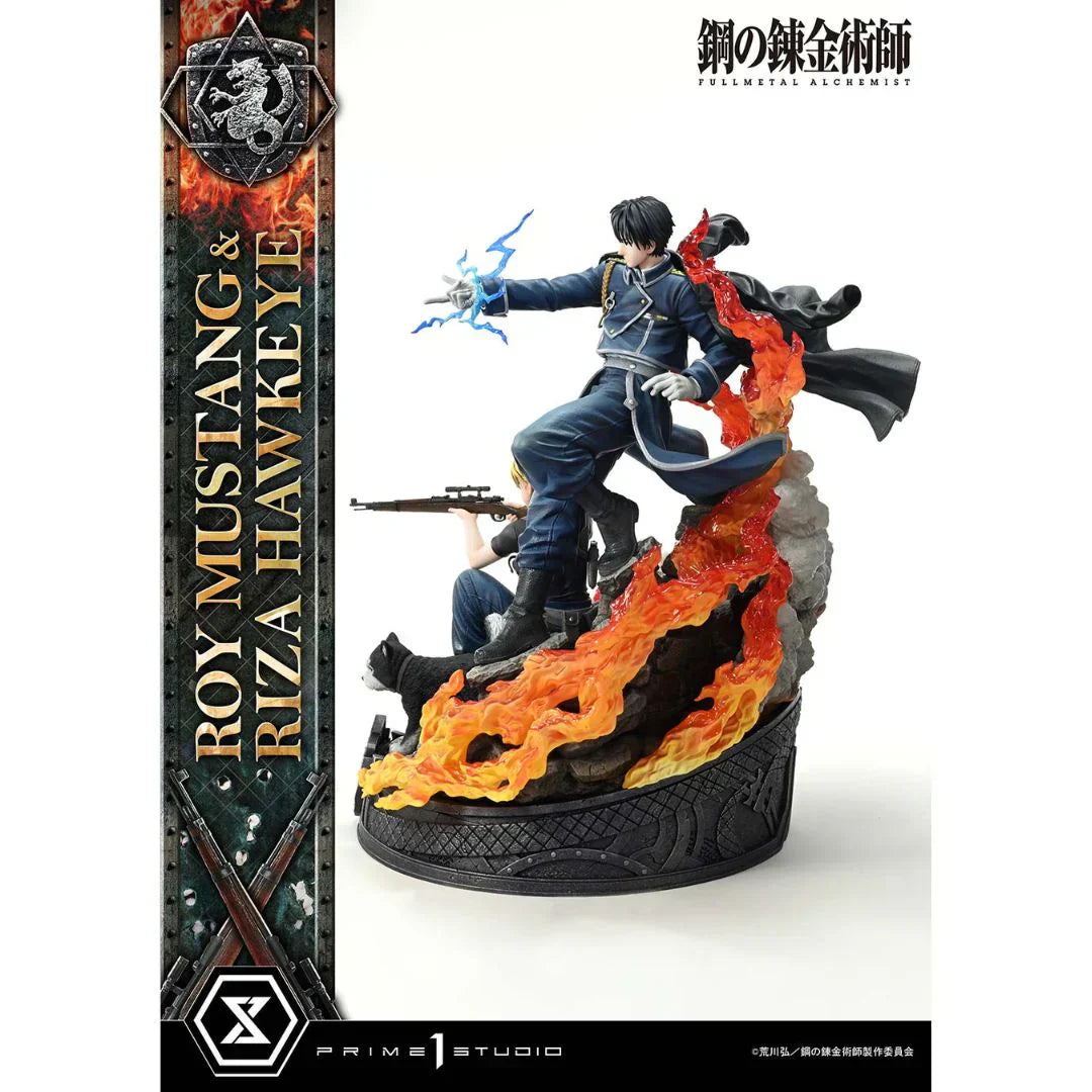 Fullmetal Alchemist Roy Mustang & Riza Hawkeye Dx Regular Version statue By Prime1 Studio