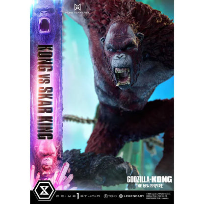 Godzilla X Kong The New Empire Kong Vs Skar King Statue By Prime1 Studios