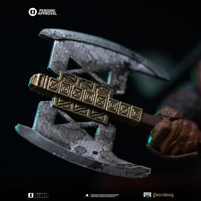 The Lord Of The Rings Gimli Unleashed Art Statue By Iron Studios