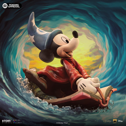 Sorcerer Mickey Deluxe statue by Iron Studios