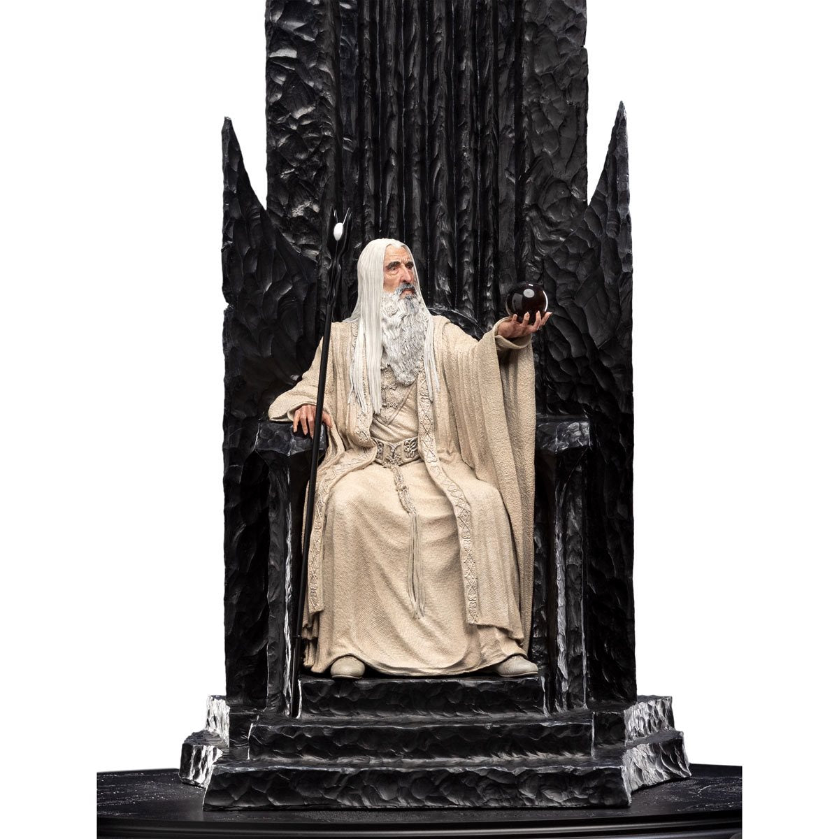 The Lord of the Rings Saruman the White on Throne 1:6 Scale Statue