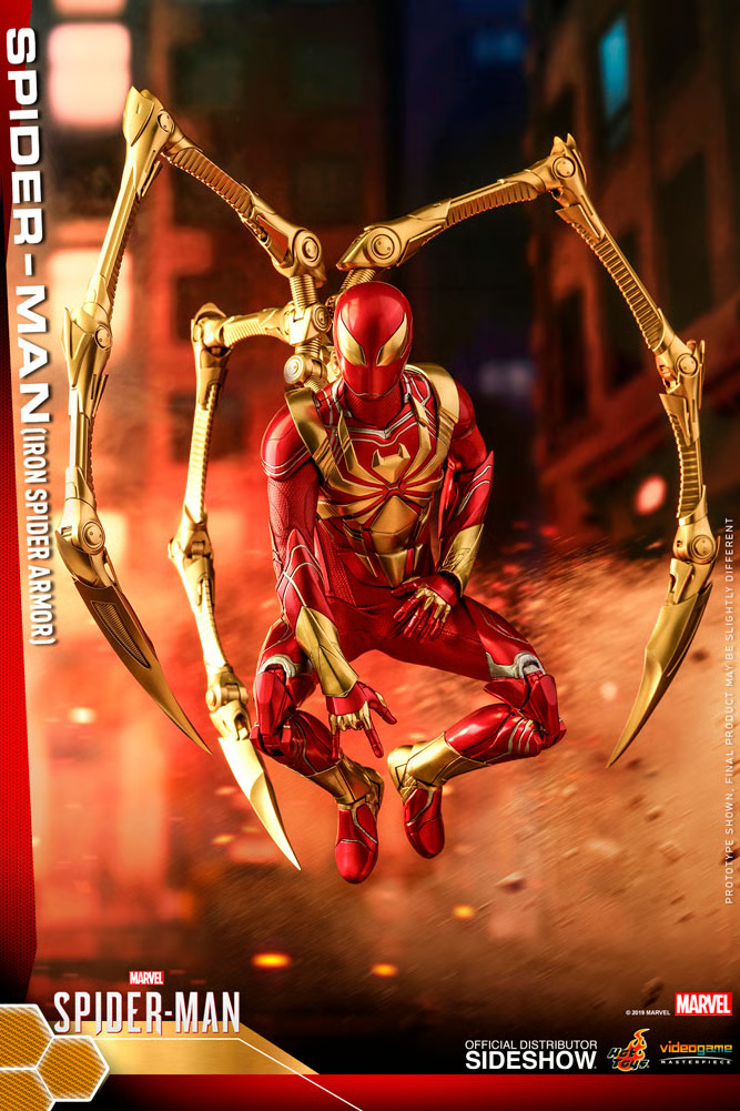 Spider-Man (Iron Spider Armor) Sixth Scale Figure by Hot Toys