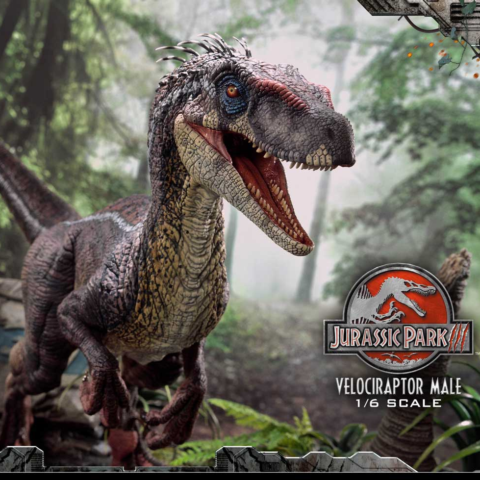 Jurassic Park III Velociraptor Male Bonus Version